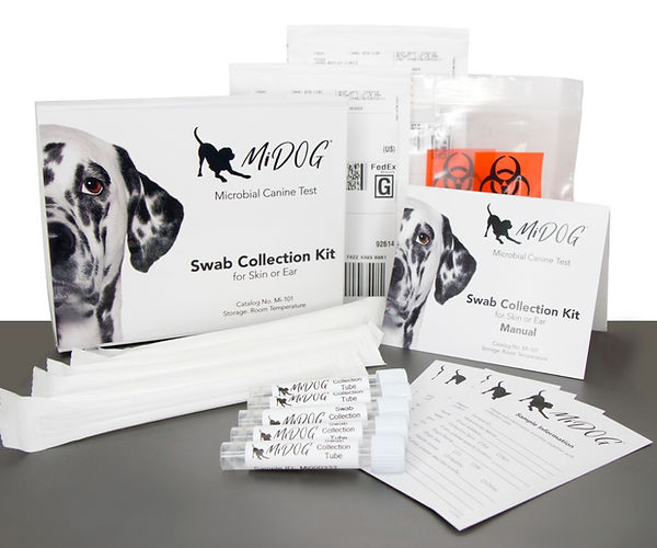MiDOG swab microbiome test diagnosis infection dog cat
