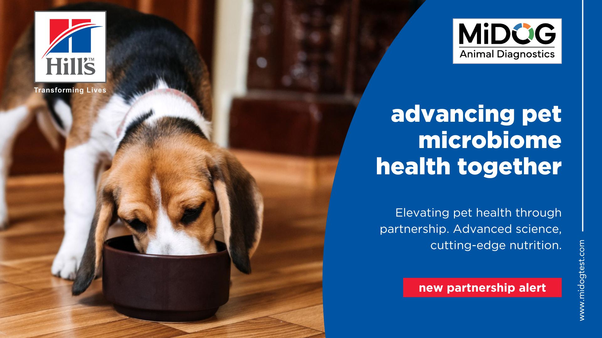 Hill’s Pet Collaboration Emailer Hill’s Pet Nutrition Partners with MiDOG Animal Diagnostics