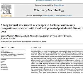 NGS links the oral microbiome to periodontal disease in dogs