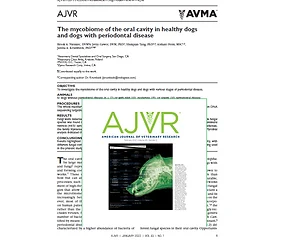 MiDOG Publication:Canine Periodontal Health Part II: The mycobiome of the oral cavity in healthy dogs and dogs with periodontal disease